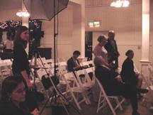 Getting ready to photograph